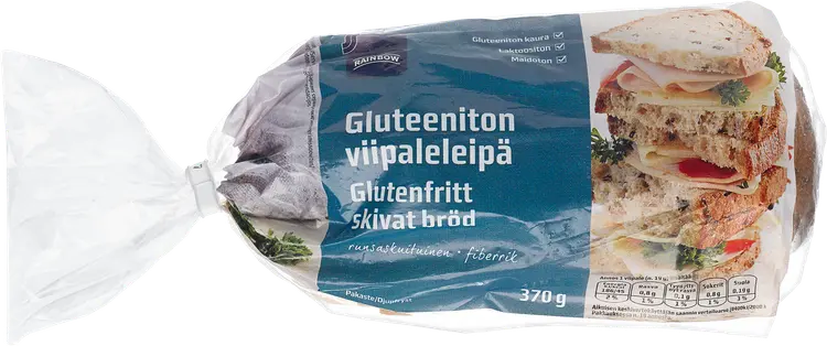 RAINBOW Gluteeniton viipaleleipä 370g