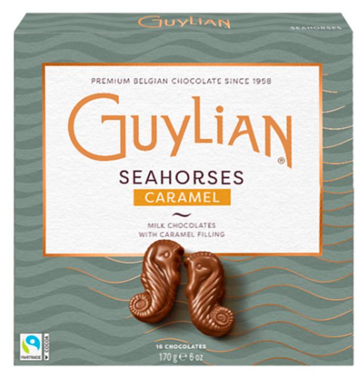 GUYLIAN Seahorses Belgia sokolaadid karamellitäidisega 170g