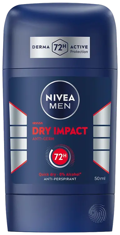 NIVEA MEN 50ml Dry Impact Deo Stick -antiperspirantti