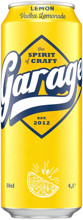 Garage Vodka Lemonade juomasekoitus 4,1% 0,5 L tlk