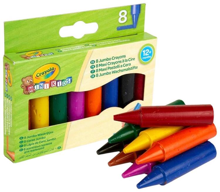 Mini kids jumbo rasvakriidid 8 tk.