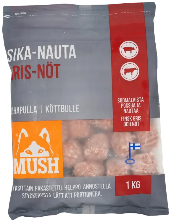 Mush Sika-nauta lihapulla 1kg