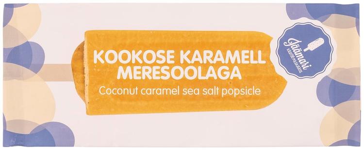 Kookose karamell meresoolaga pulgajäätis 80g