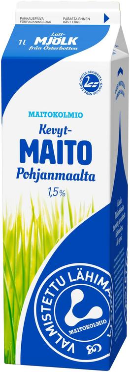 Maitokolmio kevytmaito 1l