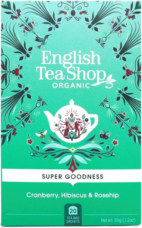 English Tea Shop luomuhauduke karpalo-hibiskus-ruusunmarja 20pss 35g