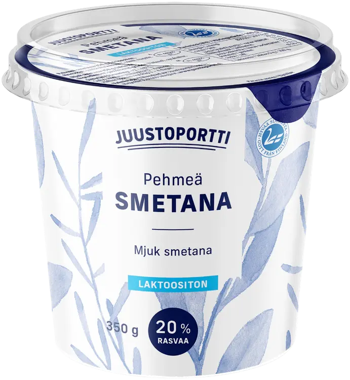 Juustoportti pehmeä smetana 350 g laktoositon