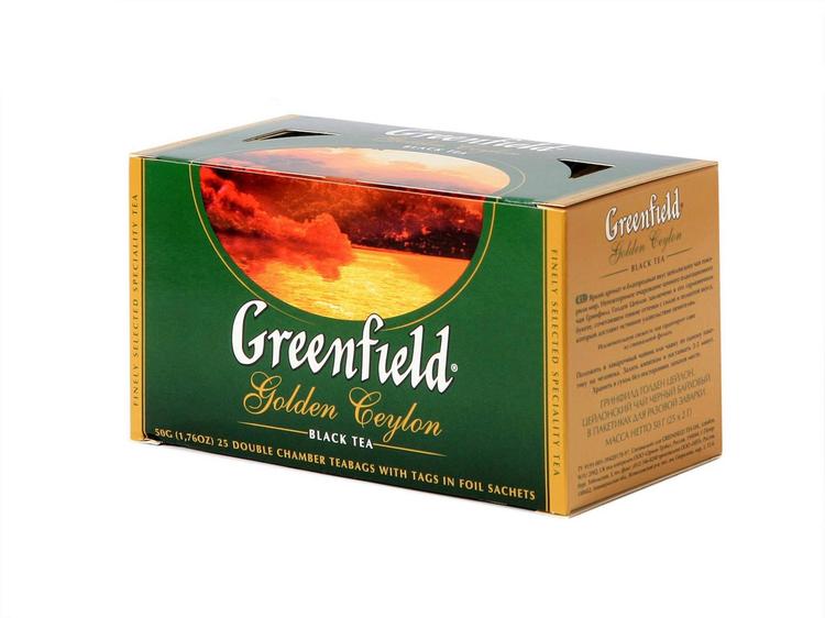 Greenfield Golden Ceylon musta tee 2g x 25pss