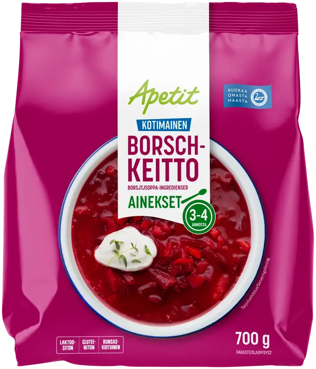 Apetit Borschkeittoainekset pakaste 700g