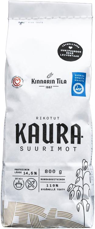 Kinnarin Tila rikotut puurokaurasuurimot 800 g