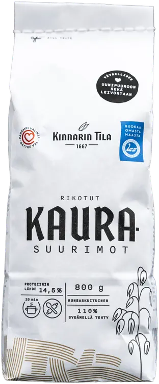 Kinnarin Tila Rikotut kaurasuurimot 800 g