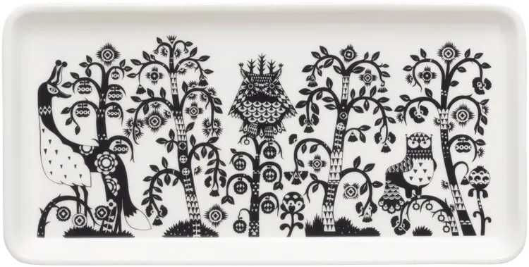 Iittala Taika lautanen suorakaide 12x24cm musta