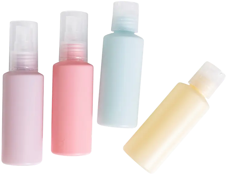 Cailap Matkapullot 4 kpl 60 ml, värikkäät