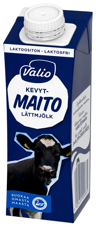 Valio kevytmaito 2,5 dl laktoositon UHT