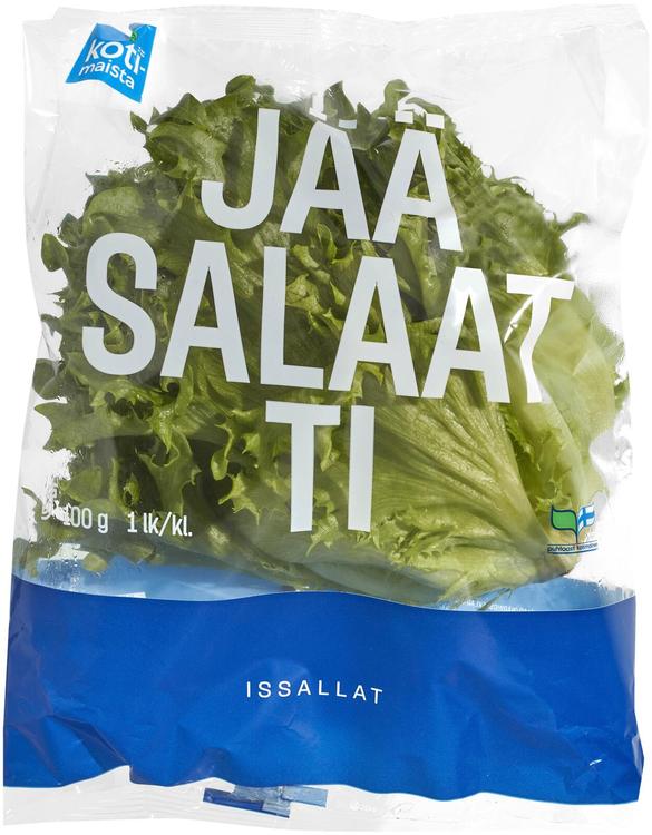 Jääsalaatti pussi