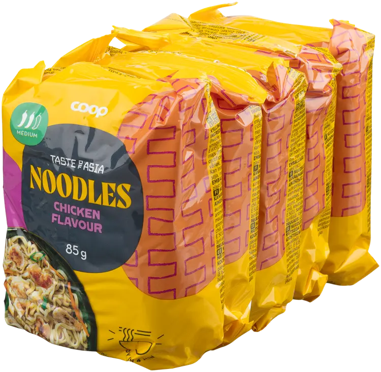 Coop Asia kananmakuinen nuudeli 5 x 85 g