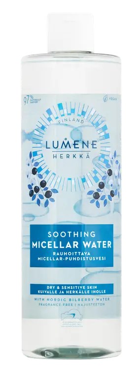Lumene HERKKÄ Rauhoittava micellar-puhdistusvesi 400 ml