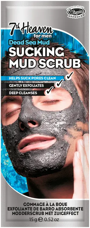 Montagne Jeunesse 7th Heaven Mens Dead Sea Sucking Mud Scrub 15g