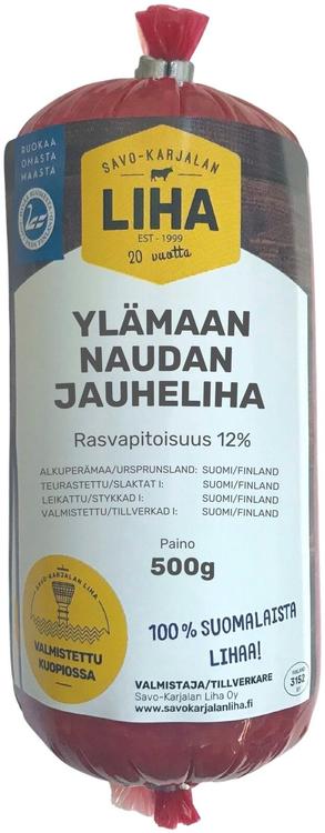 Savo-Karjalan Liha Oy Ylämaan naudan jauheliha 500g