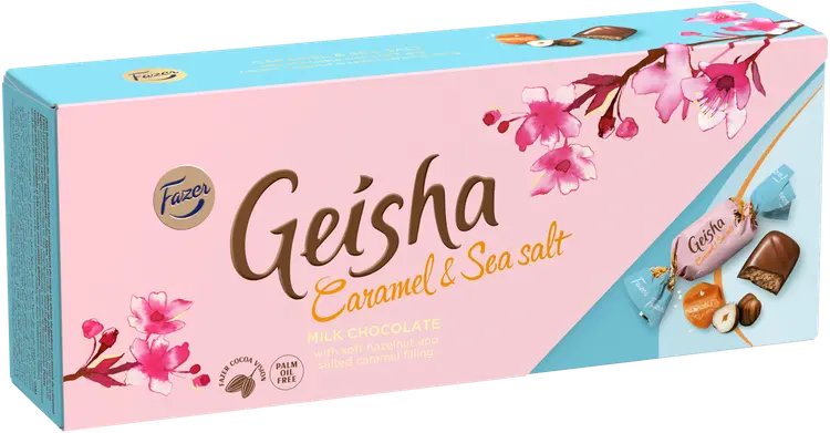 Fazer Geisha Seasalt & Caramel konvehti 250g