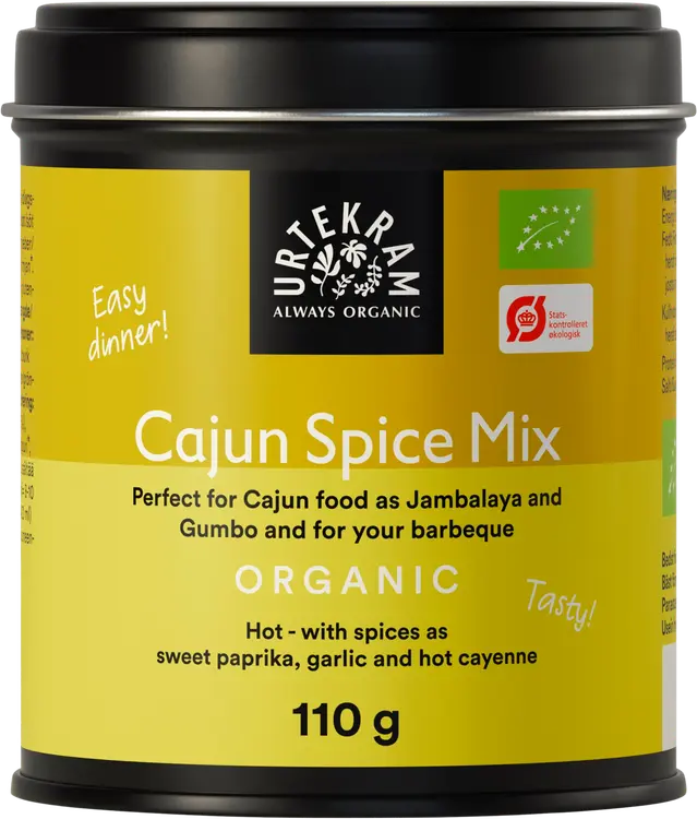 Urtekram Luomu Cajun Spice Mix 110g