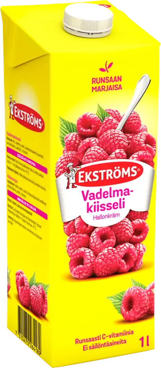 Ekströms Extra Prima vadelmakiisseli 1l
