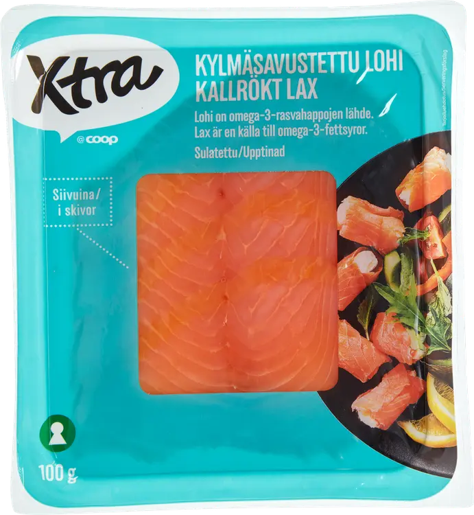 Xtra kylmäsavulohisiivu 100 g