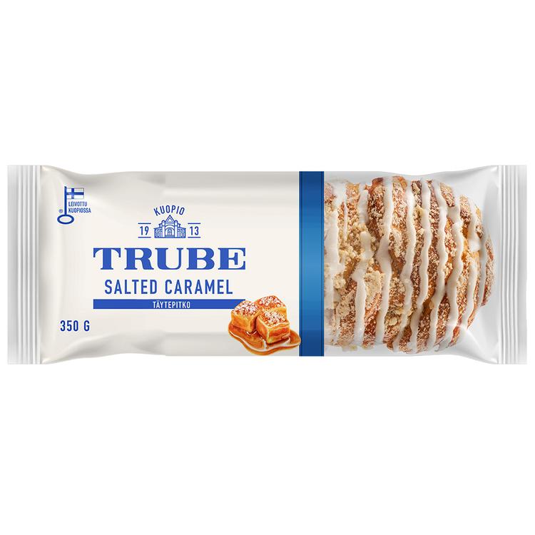 Trube Salted Caramel -täytepitko 350 g suolakaramellitäytteinen pullapitko