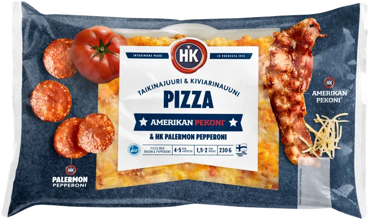 HK Pizza Pekoni-pepperoni 230g