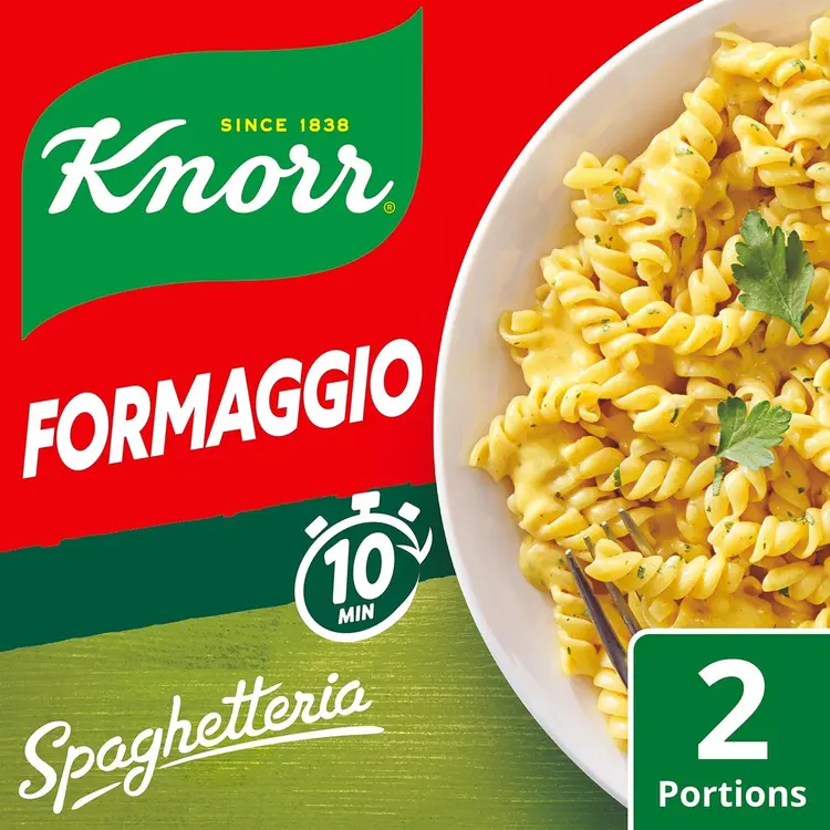 Knorr Formaggio juustopasta Spaghetteria Juustoa ja yrttejä 157 g 2 annosta