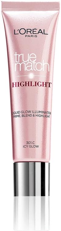 L'Oréal Paris 30ml True Match Liquid Illuminator 301R/301C Icy Glow -hohdevoide