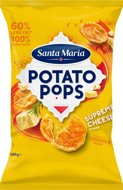 Santa Maria 100G Supreme Cheese Potato Pops sipsi