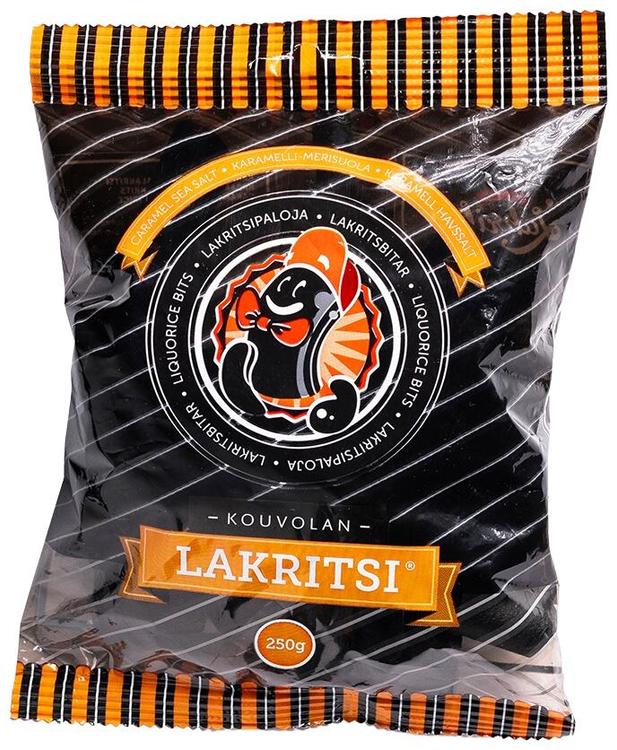 Kouvolan Lakritsi Karamelli-merisuolalakritsi 250 g