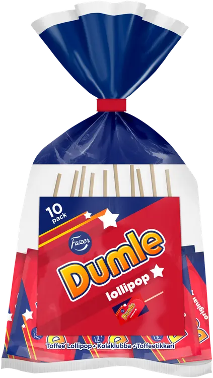 Fazer Dumle toffeetikkari 10-pack