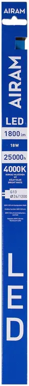 Airam LED-loisteputki 18W T8/26 G13 1850lm 4000K 120 cm