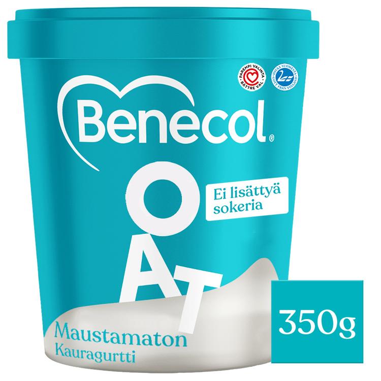 Benecol OAT 350g kauragurtti maustamaton kolesterolia alentava