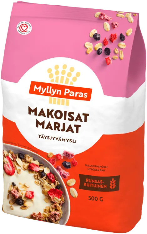 Myllyn Paras Makoisat Marjat täysjyvämysli 500g