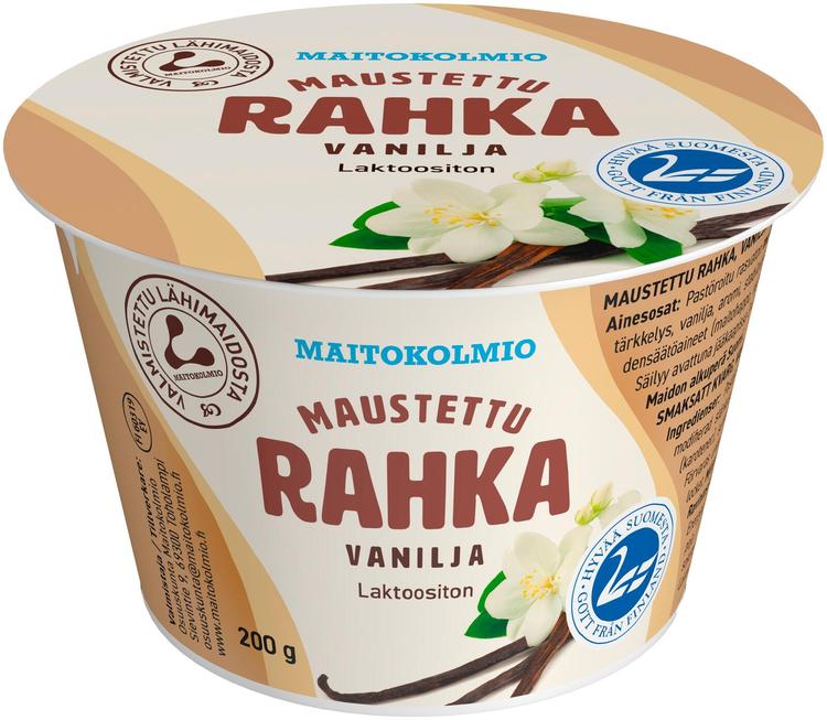 Maitokolmio laktoositon Maustettu rahka vanilja 200g