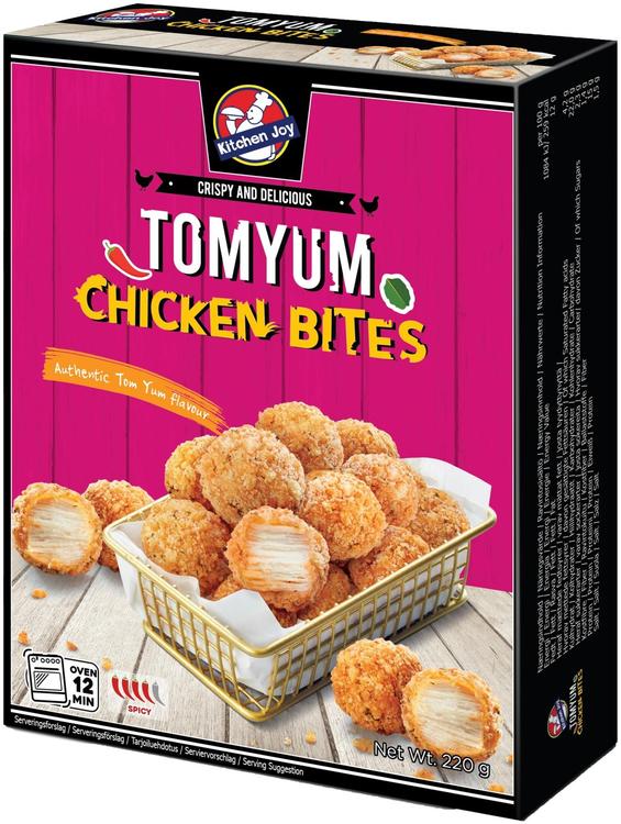 220g Kitchen Joy Tom Yum Chicken Bites pakaste