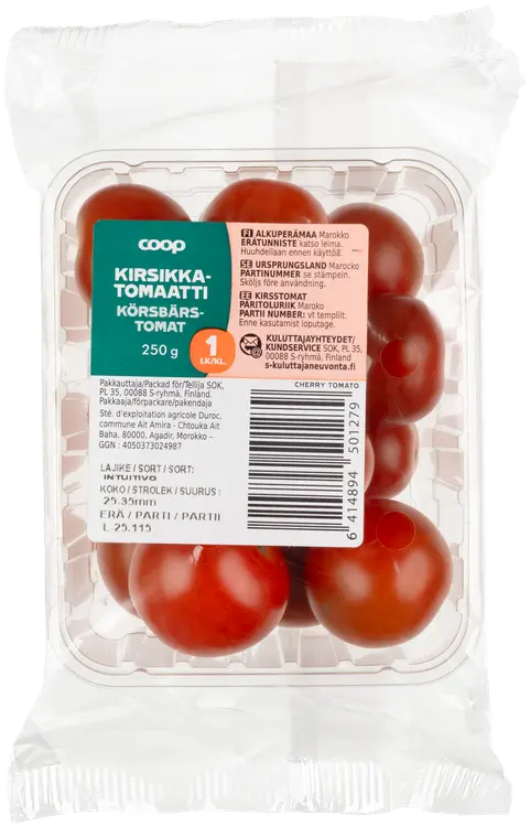 Rainbow kirsikkatomaatti 250 g