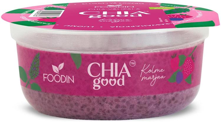 Foodin Chia Good Kolme Marjaa luomu 145g