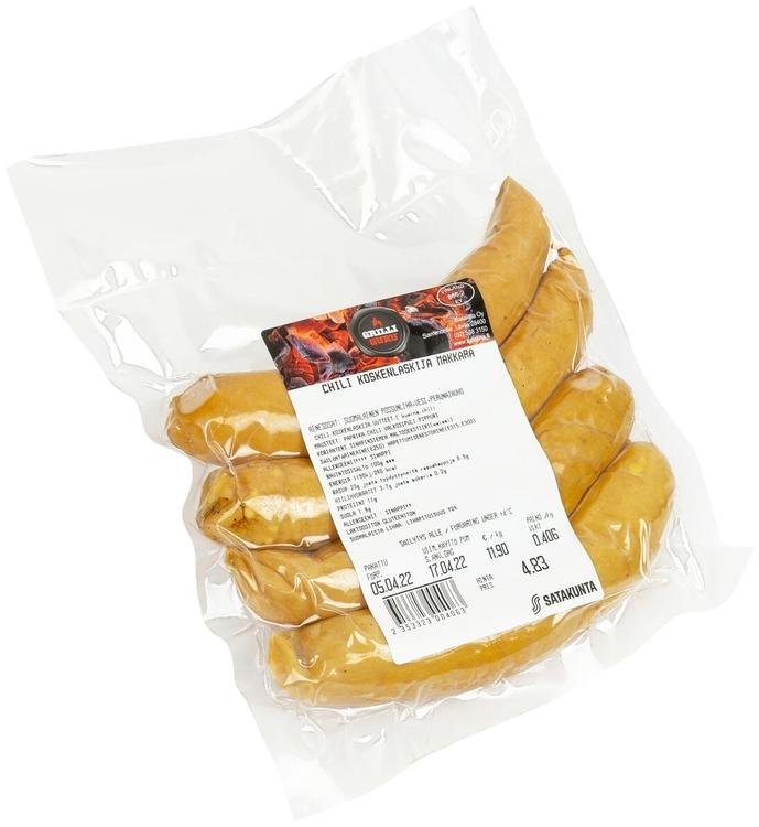 Chili-koskenlaskija Grillimakkara
