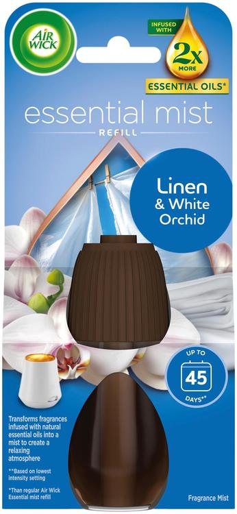 Airwick Essential Mist täyttö Linen & White Orchid 20ml