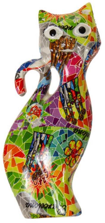 Värviline kassi mosaiik magnet