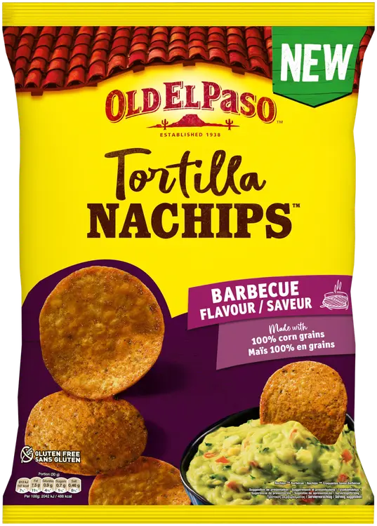 Old El Paso Tortilla Nachips BBQ 170g