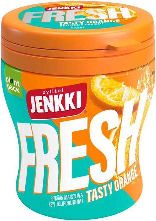 Jenkki Fresh apelsinimaitseline ksülitooliga närimiskumm, 70 g
