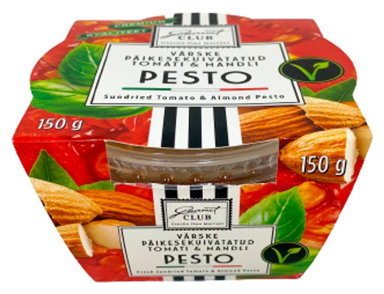 Värske päiksekuivatatud tomati ja mandli pesto, 150g