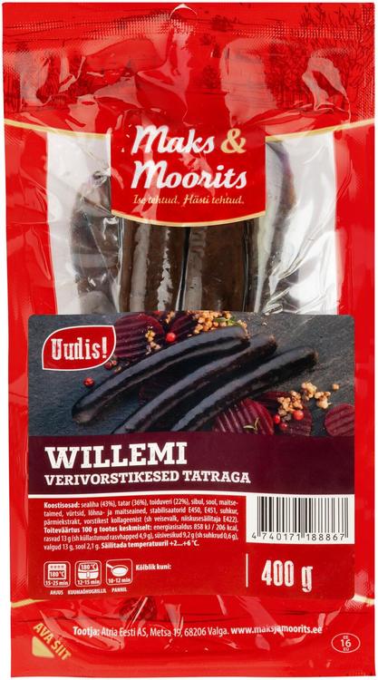Willemi verivorstikesed tatraga 400g