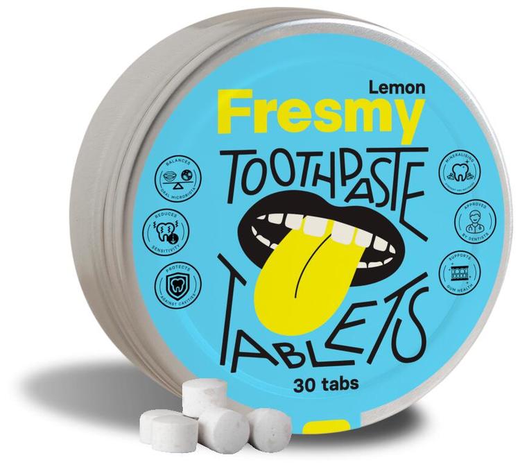 Fresmy hambapastatabletid sidrunimaitselised 30tk