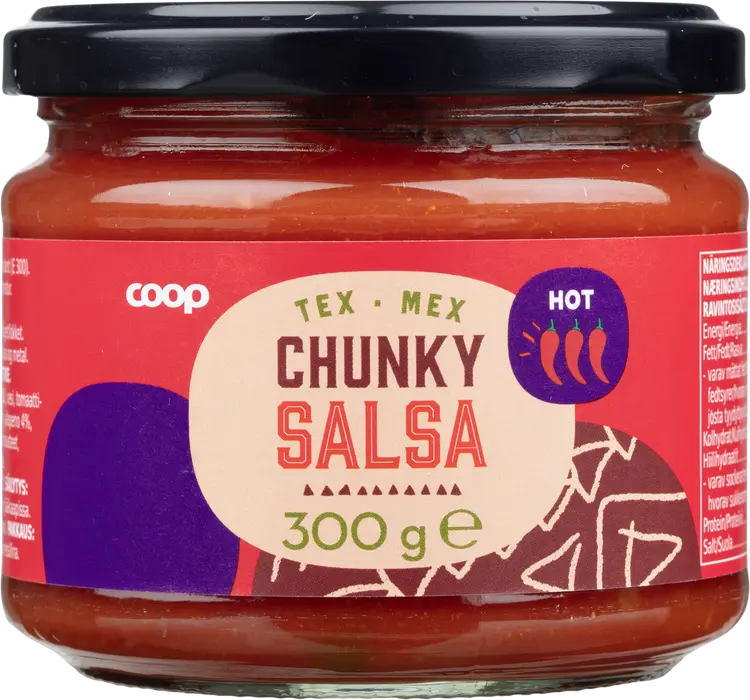 Coop salsakastike hot 300 g