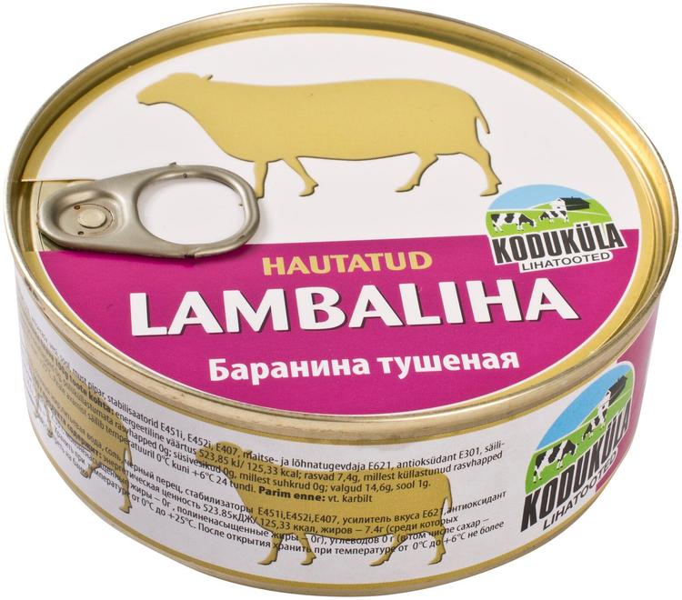 Koduküla hautatud lambaliha 250g / lihasisaldus 75%